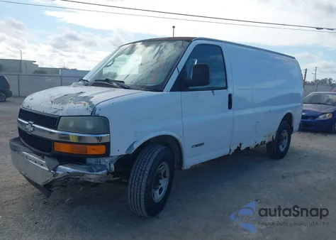 2006 Chevrolet Express Work Van from USA, damaged, VIN 1GCHG35U461184518